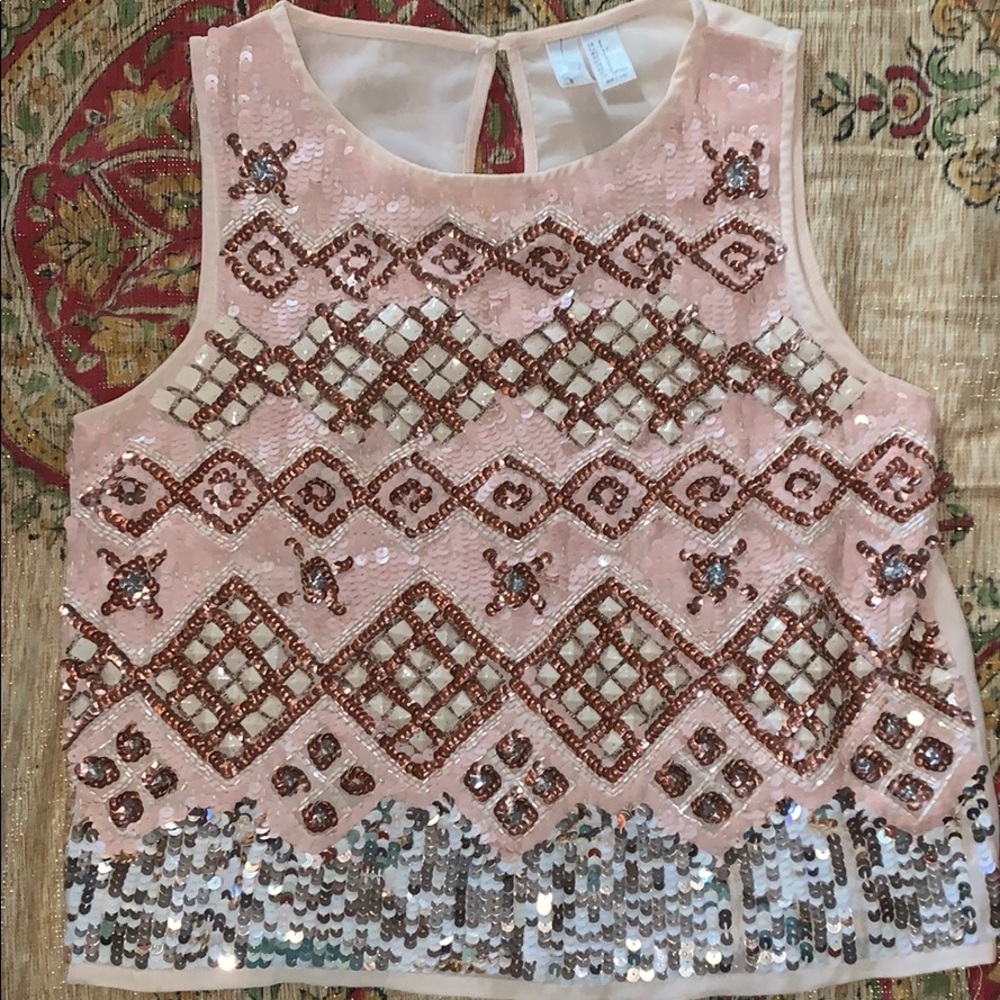 Embellished f21 top